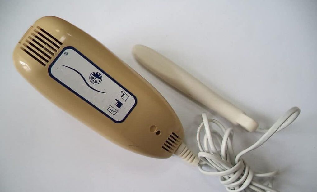 Vibratiounsapparat fir Prostatabehandlung