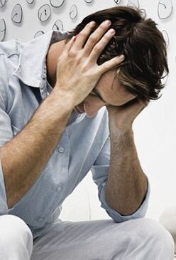 Prostatitis bei engem Mann